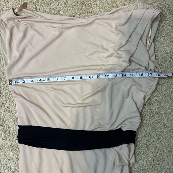 Halston Heritage side ruched mini‎ dress size M - Picture 10 of 13